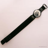 Jahrgang Swatch Chrono SCN102 Silver Star Uhr mit Sportgurt