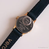 Vintage winziges Armbanduhr von Timex | Rundes Zifferblatt Gold-Ton Uhr für Sie