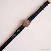Vintage winziges Armbanduhr von Timex | Rundes Zifferblatt Gold-Ton Uhr für Sie