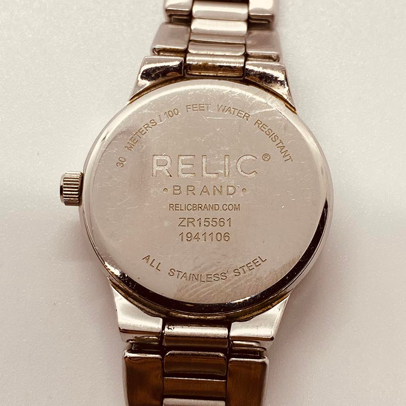 Relic Moon Phase Luxury Calendar Watch for Parts & Repair – Vintage Radar