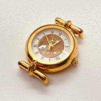 Elegante Frauen Fossil Gold-Ton Uhr Für Teile & Reparaturen - nicht funktionieren