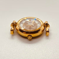 Mujeres elegantes Fossil Tono dorado reloj Para piezas y reparación, no funciona