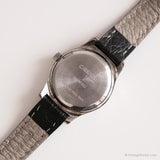 Vintage -Kutsche von Timex Uhr für sie | Silberton-Datum Armbanduhr