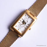Pequeñas damas rectangulares Winnie the Pooh Elegante reloj