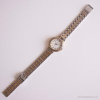 Vintage Two-tone Timex Dress Watch | Stainless Steel Bracelet Watch
