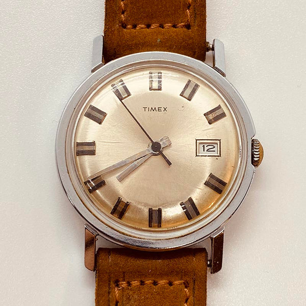 1970s Men's Timex Mechanical Watch for Parts & Repair - NOT WORKING