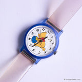 Plastique bleu Seiko Winnie the Pooh Disney montre | 90 Seiko Montres