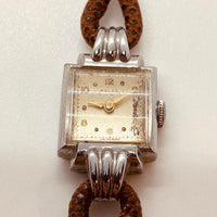 ساعة Arlea Art Deco 15 Rubis من الخمسينيات لقطع الغيار والإصلاح - لا تعمل