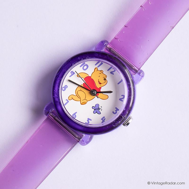 Purple Fun Seiko Winnie the Pooh Disney Watch | 90s Seiko Watches