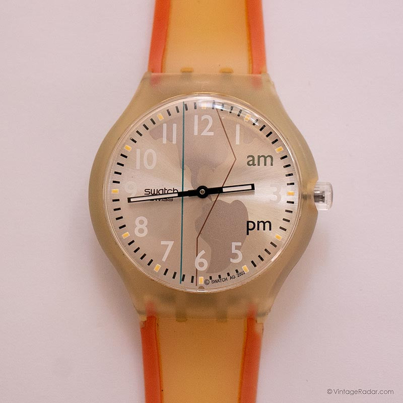 Swatch Touch Bi-Timer JET SETTING STBK100 Watch | 2003 Swatch Vintage ...