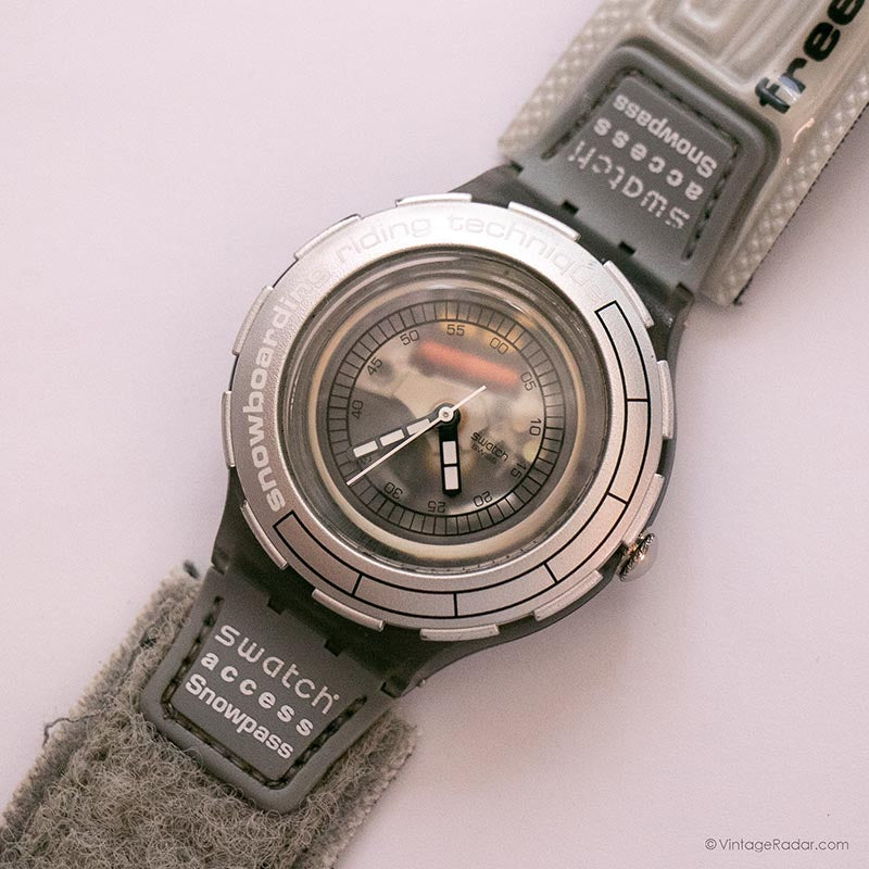 【ヴィンテージ】swatch access SCUBA 200　新品未使用 2000 Swatch SHM102 VERTICAL FLAVOUR Watch | Swatch Scuba 200
