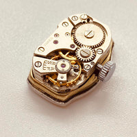 ساعة Art Deco Juta 17 Rubis المطلية بالذهب لقطع الغيار والإصلاح - لا تعمل