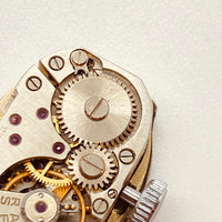 ساعة Art Deco Juta 17 Rubis المطلية بالذهب لقطع الغيار والإصلاح - لا تعمل