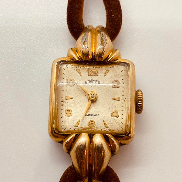 Roamer 15 Rubis Swiss hecho Art Deco reloj Para piezas y reparación, no funciona