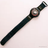 1997 PALMER SHB100 Swatch Watch  | Black Scuba 200 Access Swatch