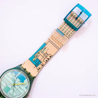 1990 Metroscape GN109 swatch reloj | Vintage hecha suiza reloj