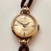 14k Gold Goldwyn Art Deco Damen Uhr Für Teile & Reparaturen - nicht funktionieren