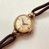 ساعة Goldwyn Art Deco للسيدات من الذهب عيار 14 قيراط لقطع الغيار والإصلاح - لا تعمل