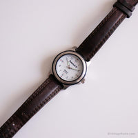 Vintage Timberland Uhr | Rundes Zifferblatt silbertoner Armbanduhr