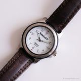 Vintage Timberland Uhr | Rundes Zifferblatt silbertoner Armbanduhr