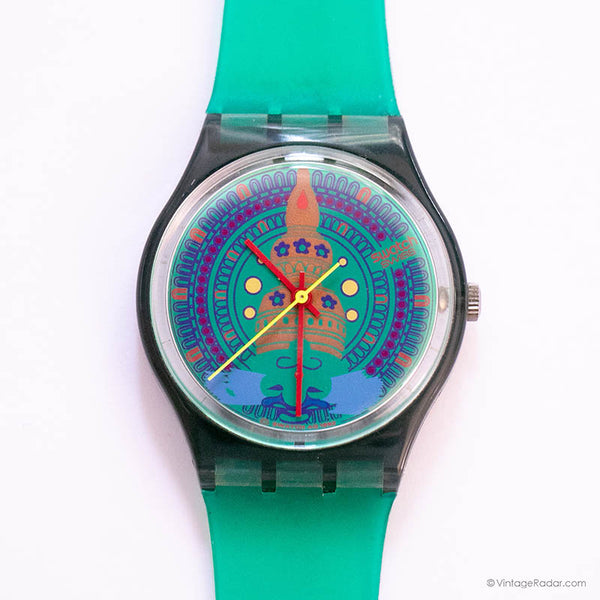 1992 Swatch GM111 Sari orologio | Vintage ▾ Swatch Orologi da polso