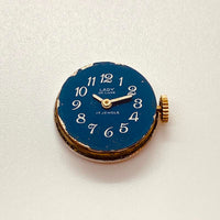 Blue Dial Lady De Luxe 17 Jewels Watch for Parts & Repair - NOT WORKING