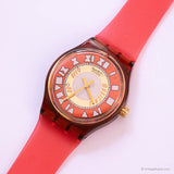1994 Swatch Piano marron SLF100 montre | Vintage musicall Swatch