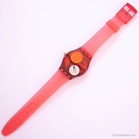 1994 Swatch Piano marron SLF100 montre | Vintage musicall Swatch