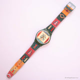 1994 Swatch Poncho GM122 reloj | 90 coleccionable Swatch Caballero reloj