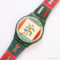 1994 Swatch Poncho GM122 montre | Collectable des années 90 Swatch Gant montre