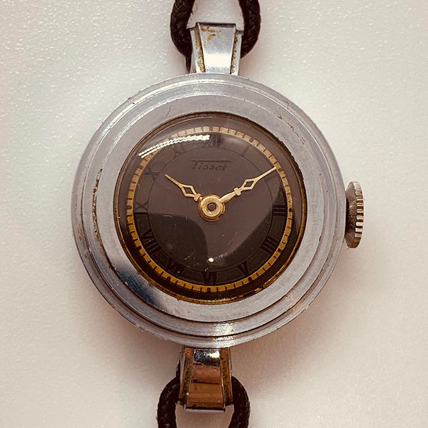 Estremamente raro Tissot Art deco Swiss Watch per parti e riparazioni - Non funziona