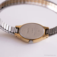 Vintage Timex Dress Watch for Ladies | Elegant Gold-tone Oval Watch
