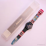 1990 Swatch GB135 TRISTAN Watch with Original Box & Papers
