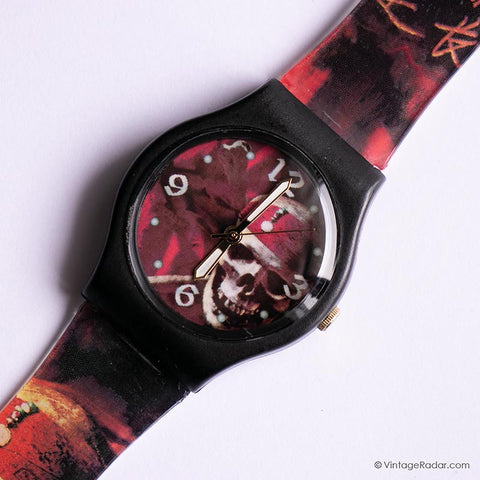 2000s Pirates of the Caribbean Disney Plastic Quartz Watch for Adults