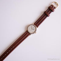Vintage elegante Pulsar reloj para ella | Numerales romanos Marque el reloj de pulsera