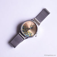 Cute Minions de acero inoxidable reloj para adultos