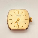 Osco Elegance Geometric Mechanical Watch for Parts & Repair - NOT WORKING