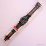 Swatch 360 Rouge sur Blackout GZ119 montre Édition limitée n ° # 2553