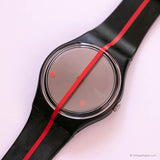 Swatch 360 Rouge Sur Blackout GZ119 Watch Limited Edition No.#2553