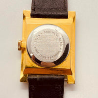 Suizo rectangular hecho a Lucerna reloj Para piezas y reparación, no funciona