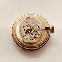Cadran brun Anker 85 Rubis allemand montre pour les pièces et la réparation - ne fonctionne pas