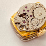 Suisse rectangulaire fabriquée Alfex montre pour les pièces et la réparation - ne fonctionne pas