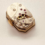 Intex Cal 390 Gold-plattiert Deutsch Uhr Für Teile & Reparaturen - nicht funktionieren