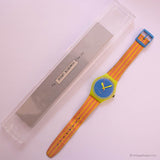 Vintage 1992 Swatch CHAISE LONG GJ109 Watch with Original Box & Papers