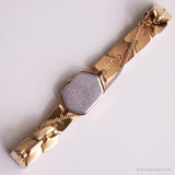 Vintage Gold-tone Pulsar Watch for Her | Pearl Dial Japan Quartz Watch