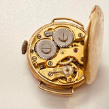 Circa 1930s Art Deco Military Decorated Watch for Parts & Repair - NOT WORKING