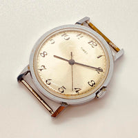 Anni '70 Timex Orologio meccanico USA per parti e riparazioni - Non funziona