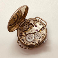 Vers 1940S Style de poche art déco montre pour les pièces et la réparation - ne fonctionne pas