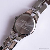 Dial rosa vintage Armitron reloj para damas | Acero inoxidable reloj