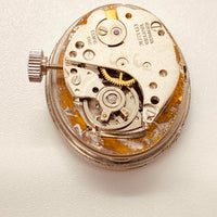 ساعة بتصميم بيضاوي Yves Renoir سويسرية الصنع لقطع الغيار والإصلاح - لا تعمل
